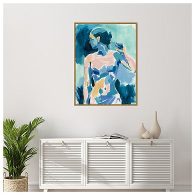 Loose Expressive Figure II by Victoria Barnes Framed Canvas Wall Art Print