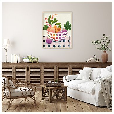 Bright Fruit I by Grace Popp Wood Framed Wall Art Print