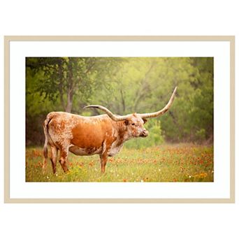Sunlit Midwest I by PHBurchett Wood Framed Wall Art Print