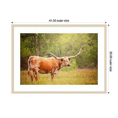 Sunlit Midwest I by PHBurchett Wood Framed Wall Art Print