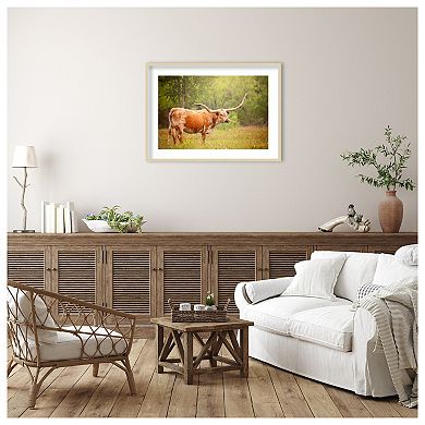 Sunlit Midwest I by PHBurchett Wood Framed Wall Art Print