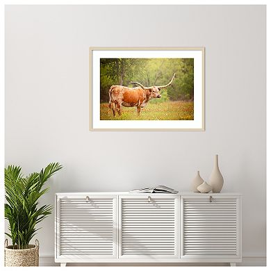 Sunlit Midwest I by PHBurchett Wood Framed Wall Art Print