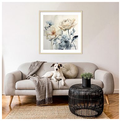Blooms of Inspiration II by Lazar studio Wood Framed Wall Art Print