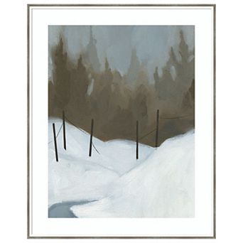 Deep Snow III by Jacob Green Wood Framed Wall Art Print