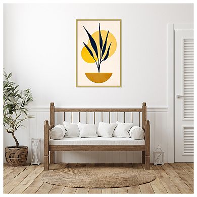 Copenhagen 1978 Study No 5 by Eins Kubistika Wood Framed Wall Art Print
