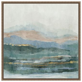 Seaside Summits by Jacob q Framed Canvas Wall Art Print