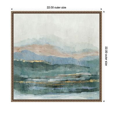 Seaside Summits by Jacob q Framed Canvas Wall Art Print