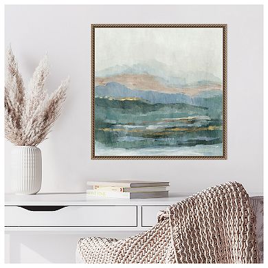 Seaside Summits by Jacob q Framed Canvas Wall Art Print