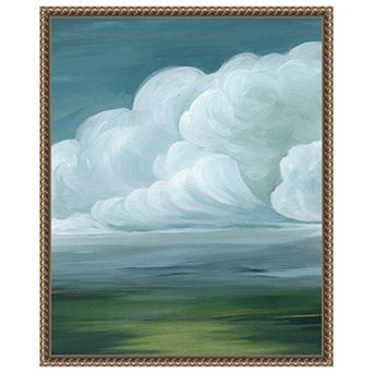 Coming Rainstorm II by Grace Popp Framed Canvas Wall Art Print