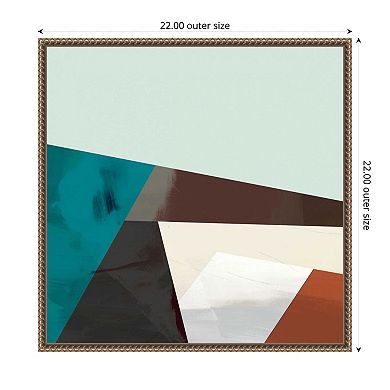 Block Detail I by Sisa Jasper Framed Canvas Wall Art Print