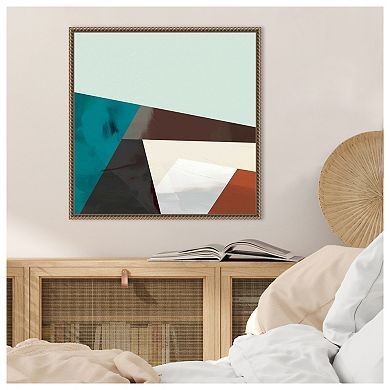 Block Detail I by Sisa Jasper Framed Canvas Wall Art Print