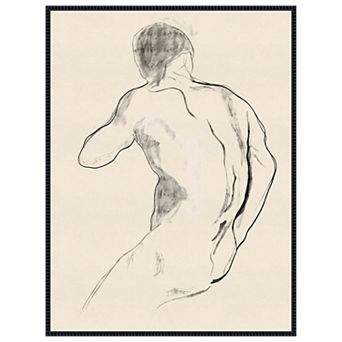 The Athlete by Roberto Moro Framed Canvas Wall Art Print