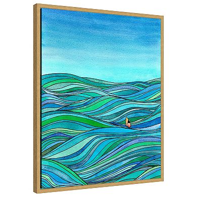 Surfer Bruh by Paul Mccreery Framed Canvas Wall Art Print
