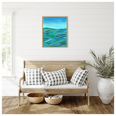 Surfer Bruh by Paul Mccreery Framed Canvas Wall Art Print
