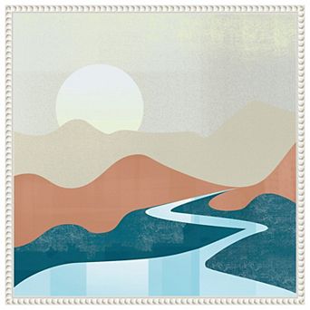 Peaceful Landscape I by Arctic Frame Framed Canvas Wall Art Print