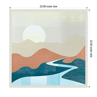 Peaceful Landscape I by Arctic Frame Framed Canvas Wall Art Print