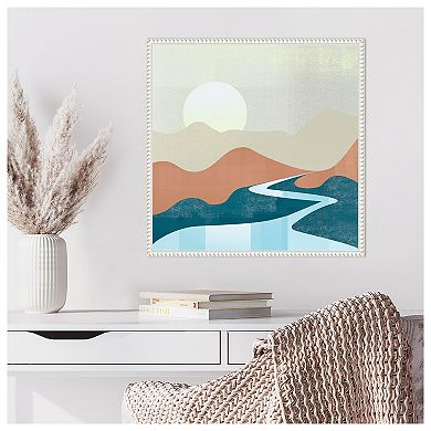 Peaceful Landscape I by Arctic Frame Framed Canvas Wall Art Print