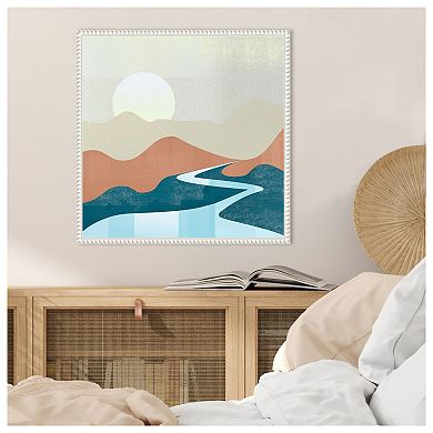 Peaceful Landscape I by Arctic Frame Framed Canvas Wall Art Print