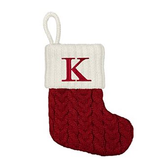 St. Nicholas Square® Cable Knit Mini Christmas Stocking