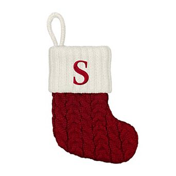 St. Nicholas Square® Cable Knit Mini Christmas Stocking