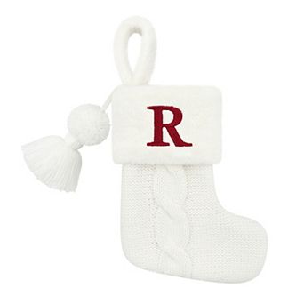 St. Nicholas Square® Knit and Faux Fur Mini Christmas Stocking