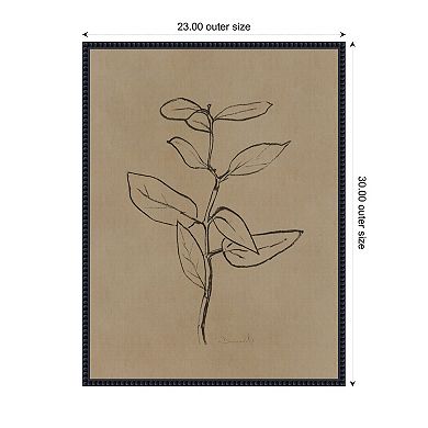 Eucalyptus Sapling by Dan Hobday Framed Canvas Wall Art Print