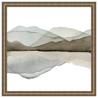 Magic Mountain II by Grace Popp Wood Framed Wall Art Print