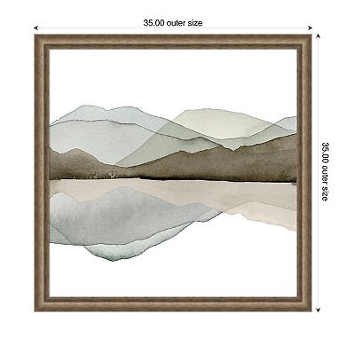 Magic Mountain II by Grace Popp Wood Framed Wall Art Print