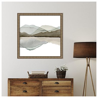 Magic Mountain II by Grace Popp Wood Framed Wall Art Print