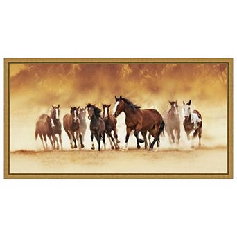 Running Wild by David Drost Framed Canvas Wall Art Print