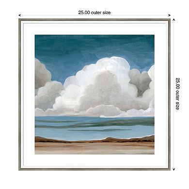 Wide Plains I by Grace Popp Wood Framed Wall Art Print