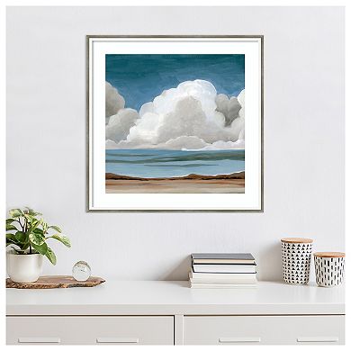 Wide Plains I by Grace Popp Wood Framed Wall Art Print