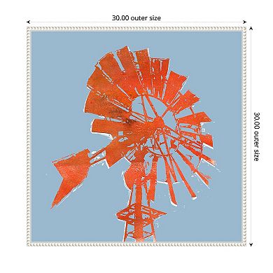 Rusty Windmill I by Jacob Green Framed Canvas Wall Art Print