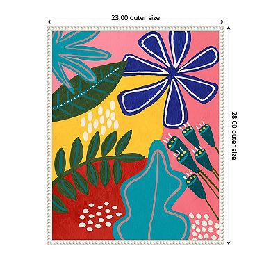 Bold Tropica II by Regina Moore Framed Canvas Wall Art Print