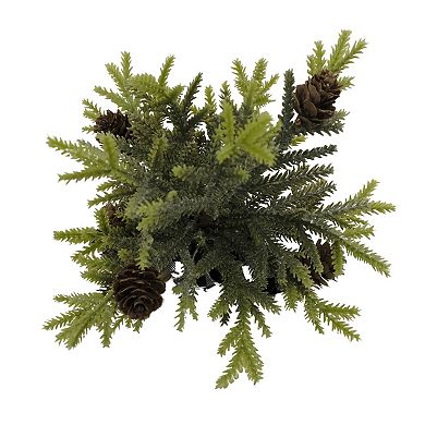 St. Nicholas Square® 10-Inch Artificial Pine in Gingham Bag