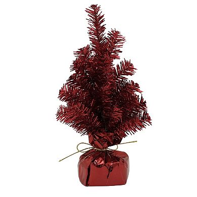 St. Nicholas Square® 11-Inch Artificial Tinsel Christmas Tree