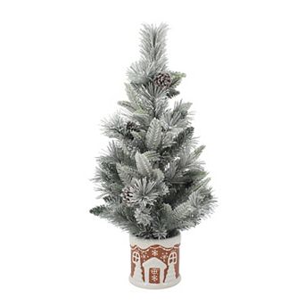 St. Nicholas Square® 26-Inch Artificial Pine Tree in Gingerbread Pot