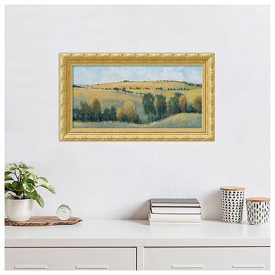 Valley Field I by Tim Otoole Wood Framed Wall Art Print