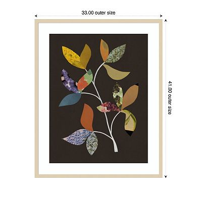 Blooming Branches by Alisa Galitsyna Wood Framed Wall Art Print