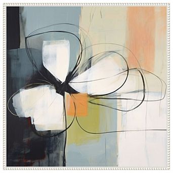 Floral Abstraction Serenity I by Irena Orlov Framed Canvas Wall Art Print