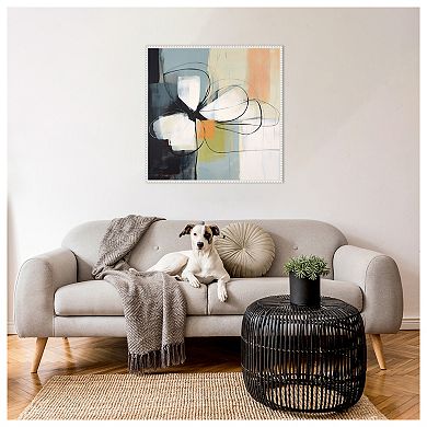Floral Abstraction Serenity I by Irena Orlov Framed Canvas Wall Art Print