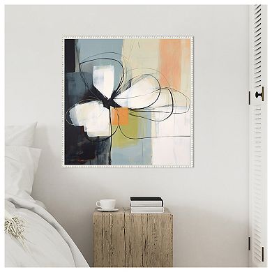 Floral Abstraction Serenity I by Irena Orlov Framed Canvas Wall Art Print