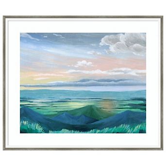 Sunset Outlook II by Grace Popp Wood Framed Wall Art Print