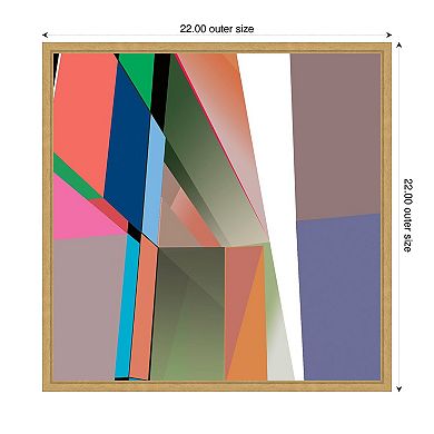 Tower 23 6 Brights by Cartissi Framed Canvas Wall Art Print