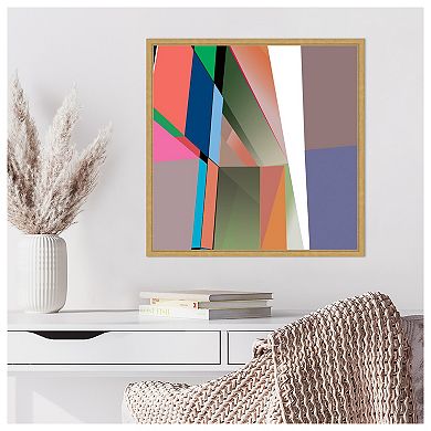 Tower 23 6 Brights by Cartissi Framed Canvas Wall Art Print