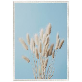 Bunny Grass No 3 by Pictufy Studio III Framed Canvas Wall Art Print