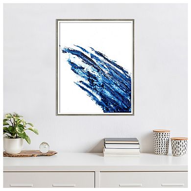 Indigo Arch II by Michael Willett Wood Framed Wall Art Print
