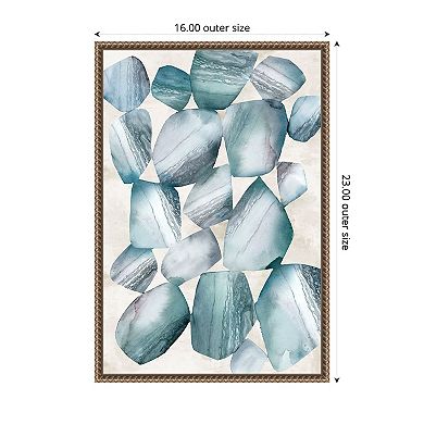 Rhythmic Movements by Emma Peal Framed Canvas Wall Art Print