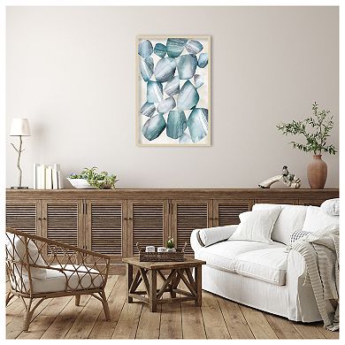 Rhythmic Movements by Emma Peal Wood Framed Wall Art Print