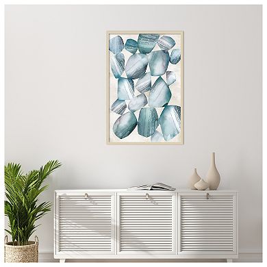 Rhythmic Movements by Emma Peal Wood Framed Wall Art Print
